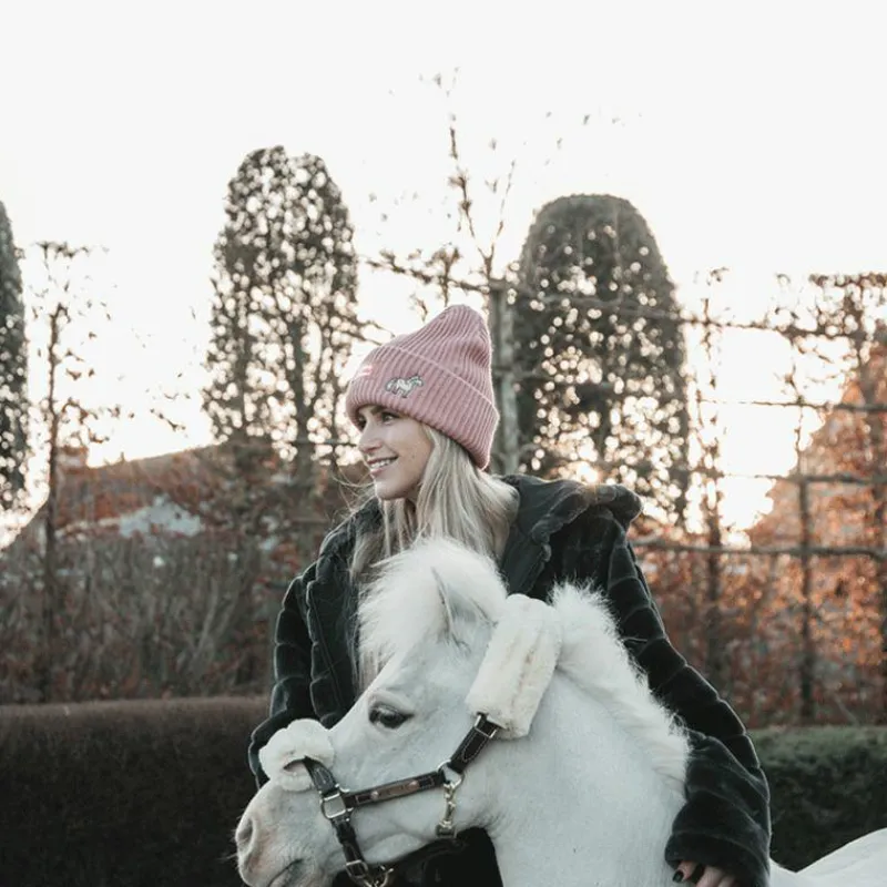 Online - Bonnet pour cavalier Sammy rose Bonnets/ Bandeaux