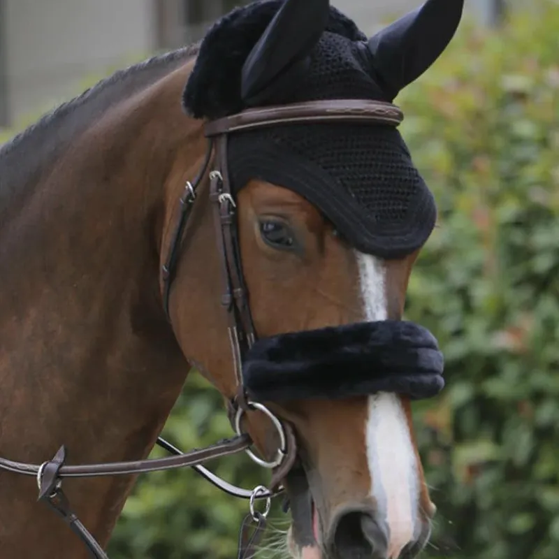 Bonnets Pour Chevaux*Kentucky Horsewear - Bonnet anti-mouche Wellington Gris