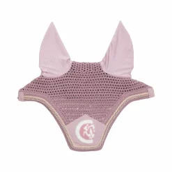 Discount - Bonnet anti-mouches Wellington 3D Logo corde pâle Bonnets Pour Chevaux