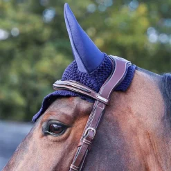 Bonnets Pour Chevaux|Cso*Kentucky Horsewear - Bonnet anti-bruits foncé Marine