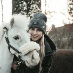 Sale - Bonnet pour cavalier Sammy gris Bonnets/ Bandeaux