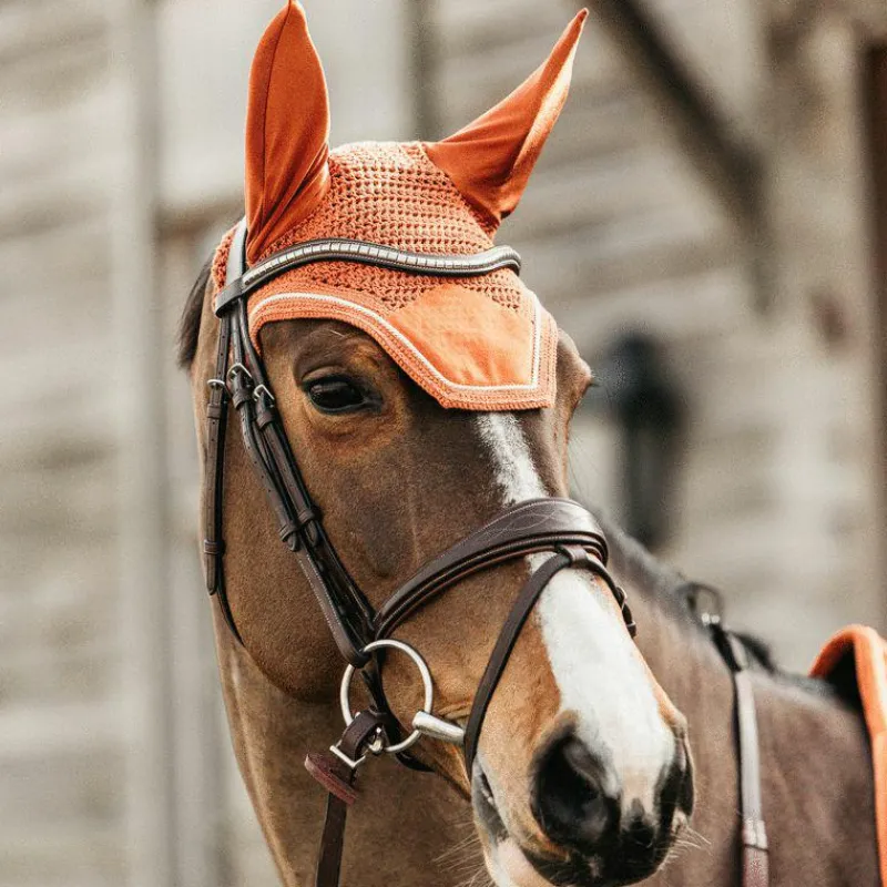 Cso|Collection "Minis" Kentucky*Kentucky Horsewear - Bonnet Wellington velvet Orange