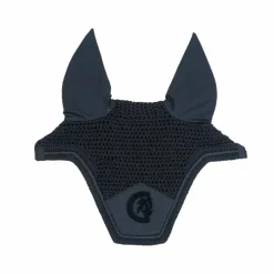 Bonnets Pour Chevaux*Kentucky Horsewear - Bonnet pour chevaux Wellington 3D logo anti-bruits Noir