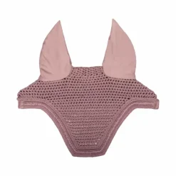 Bonnets Pour Chevaux*Kentucky Horsewear - Bonnet pour chevaux anti-bruits Wellington Velvet Mini Pearls vieux Rose