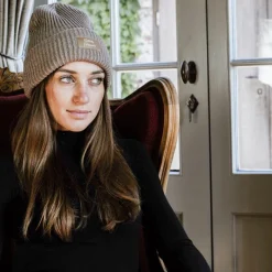 Bonnets/ Bandeaux*Kentucky Horsewear - Bonnet paillettes beige