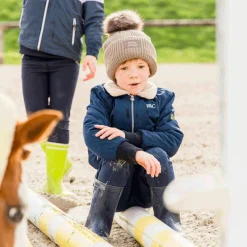 Bonnets/ Bandeaux*Kentucky Horsewear - Bonnet pompom beige