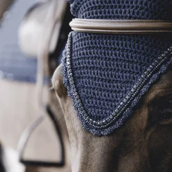 Outlet - Bonnet Long stone & Pearl anti-bruits marine Bonnets Pour Chevaux