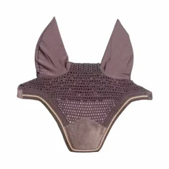 Bonnets Pour Chevaux*Kentucky Horsewear - Bonnet pour chevaux anti-bruits Wellington Basic Velvet Gris