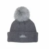 Best - Bonnet pompom gris Bonnets/ Bandeaux