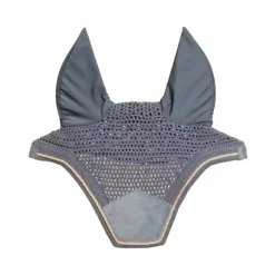 Bonnets Pour Chevaux*Kentucky Horsewear - Bonnet pour chevaux anti-bruits Wellington Velvet light blue Bleu