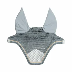 Online - Bonnet pour chevaux Wellington Velvet Printing flags light blue Collection "Minis" Kentucky|Bonnets Poneys