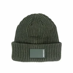 Bonnets/ Bandeaux*Kentucky Horsewear - Bonnet Rubber logo foncé Vert