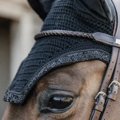 Cso|Bonnets Pour Chevaux*Kentucky Horsewear - Bonnet pour cheval Wellington Glitter Stone noir