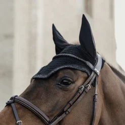 Cso|Bonnets Pour Chevaux*Kentucky Horsewear - Bonnet pour cheval Wellington Glitter Stone noir