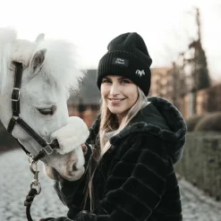 Bonnets/ Bandeaux*Kentucky Horsewear - Bonnet pour cavalier Sammy noir