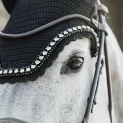 Clearance - Bonnet anti-mouche Wellington big stone & pearl Bonnets Pour Chevaux