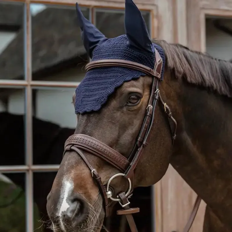 Hot - Bonnet pour chevaux anti-bruit Wellington Wave Bonnets Pour Chevaux