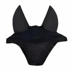 Bonnets Pour Chevaux|Cso*Kentucky Horsewear - Bonnet anti-bruits pour cheval Wellington Glitter Stone noir