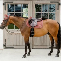 New - Bonnet anti-mouches Wellington 3D Logo corde fuchsia Bonnets Pour Chevaux