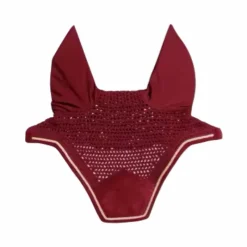 Hot - Bonnet pour chevaux anti-bruits Wellington Velvet fuschia Bonnets Pour Chevaux