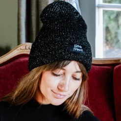 Bonnets/ Bandeaux*Kentucky Horsewear - Bonnet paillettes noir