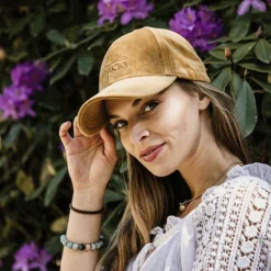 Clearance - Casquette Velvet moutarde Casquettes/ Chapeaux