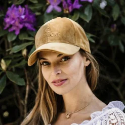 Clearance - Casquette Velvet moutarde Casquettes/ Chapeaux