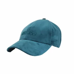 Casquettes/ Chapeaux*Kentucky Horsewear - Casquette Velvet Emeraude Bleu
