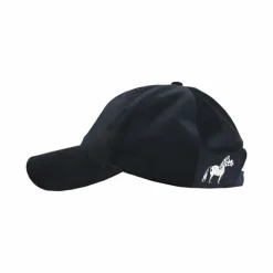 Casquettes/ Chapeaux*Kentucky Horsewear - Casquette de baseball en velours Sammy Noir