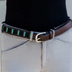 Ceintures*Kentucky Horsewear - Ceinture perles faites mains noir
