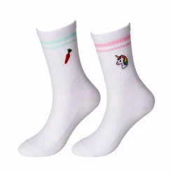 Clearance - Chaussette d'équitation Unicorn/ carrot x2 Chaussettes D'Équitation