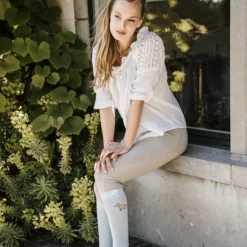 Chaussettes D'Équitation*Kentucky Horsewear - Chaussettes d'équitation Sammy bleu ciel (x1)