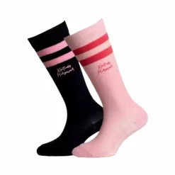 Chaussettes D'Équitation*Kentucky Horsewear - Chaussettes d'équitation enfant x2 / light rose Marine