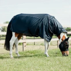 Couvertures Et Chemises*Kentucky Horsewear - Couverture combo anti-mouches et imperméable Marine