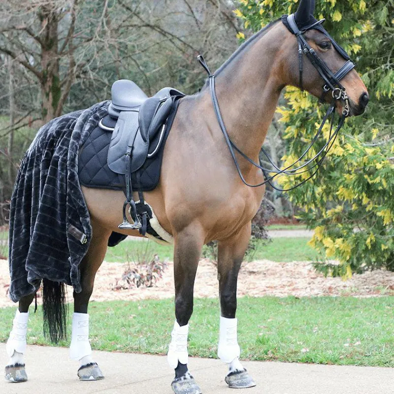 Couvertures Et Chemises*Kentucky Horsewear - Couverture de box en fausse fourrure e 400g Gris