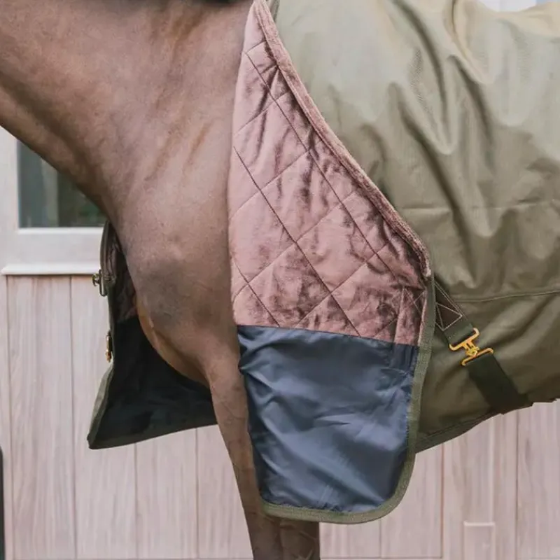 Couvertures Et Chemises*Kentucky Horsewear - Couure d'extérieur All Weather waterproof Pro kaki 160g Vert