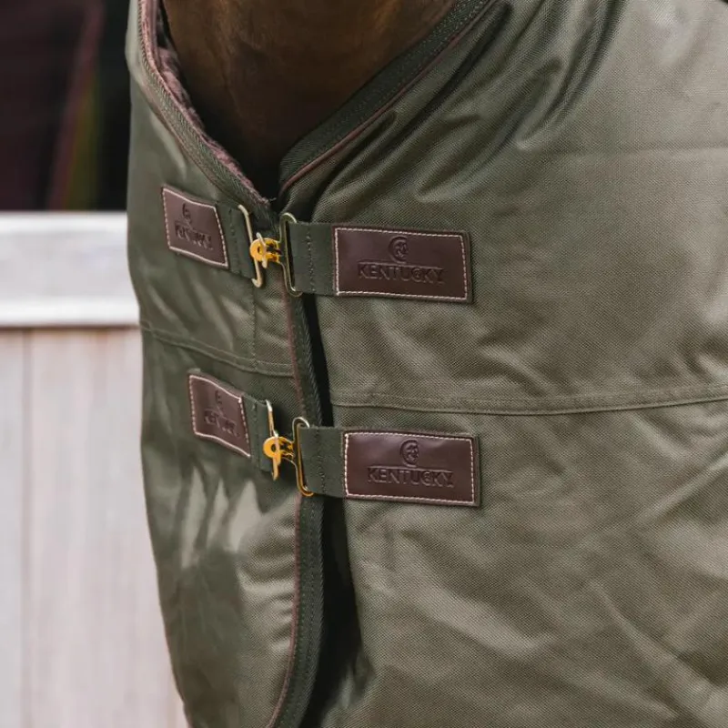 Couvertures Et Chemises*Kentucky Horsewear - Couure d'extérieur All Weather waterproof Pro kaki 160g Vert