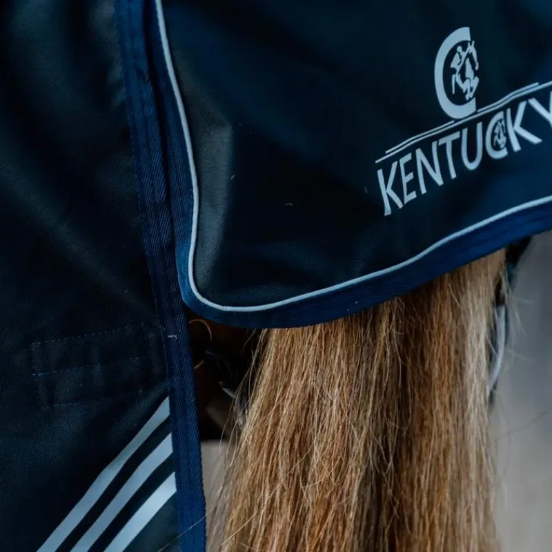 Couvertures Et Chemises*Kentucky Horsewear - Couverture d'extérieur Turnout Rug All Weather waterproof comfort 100g Marine