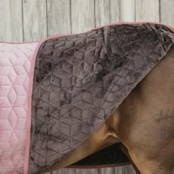 Couvertures Et Chemises*Kentucky Horsewear - Couverture de présentation velvet vieux 160g Rose