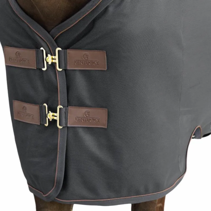 Collection "Minis" Kentucky|Couvertures Poneys*Kentucky Horsewear - Couverture polaire Transport Combo Cooler Fleece Noir