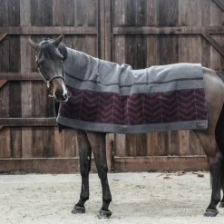 Clearance - Couverture séchante carré heavy fishbone / bordeaux 0g Couvertures Et Chemises