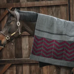 Clearance - Couverture séchante carré heavy fishbone / bordeaux 0g Couvertures Et Chemises