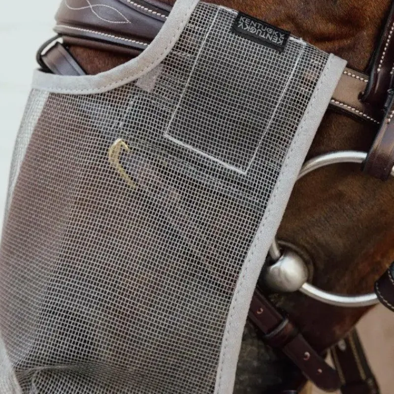 Masques Anti-Mouches|Masques Anti-Mouches*Kentucky Horsewear - Filet de nez anti-mouches Gris