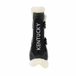 Guêtres Ouvertes*Kentucky Horsewear - Guêtres ouvertes velcro mouton vegan x2 Noir