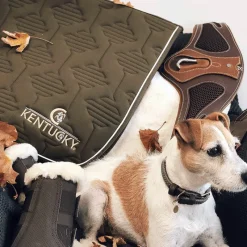 Guêtres Fermées*Kentucky Horsewear - Guêtres cheval Turnout Air mouton synthétique x2 Marron