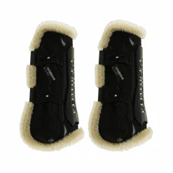 Guêtres Ouvertes*Kentucky Horsewear - Guêtres ouvertes mouton vegan Bamboo Elastic x2 Noir