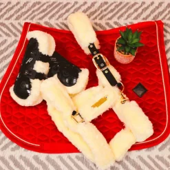 Guêtres Ouvertes*Kentucky Horsewear - Guêtres ouvertes mouton vegan Bamboo Elastic x2 Noir