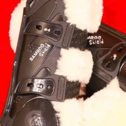 Guêtres Ouvertes*Kentucky Horsewear - Guêtres ouvertes mouton vegan Bamboo Elastic x2 Noir