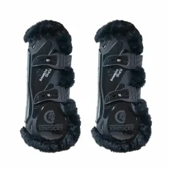 Sale - Guêtres ouvertes mouton vegan Bamboo Elastique x2 Guêtres Ouvertes