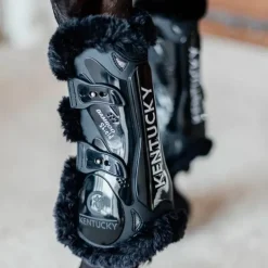 Sale - Guêtres ouvertes mouton vegan Bamboo Elastique x2 Guêtres Ouvertes